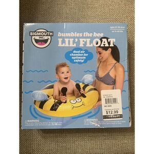Big Mouth Floats Bumbles‎ The Bee Lil Float Toddler Pool Float New